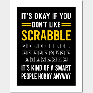 Smart People Hobby Scrabble Posters and Art